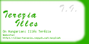 terezia illes business card